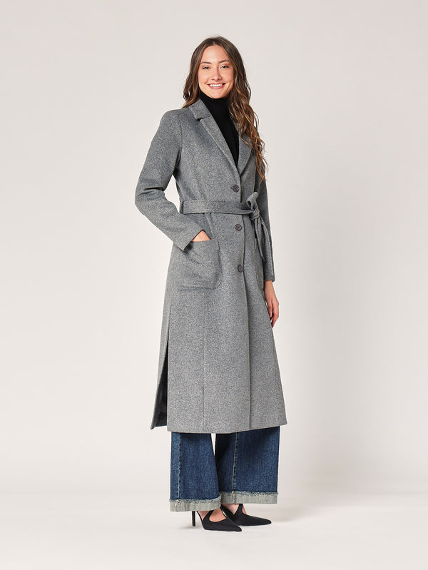 Cappotto con spacchi laterali
