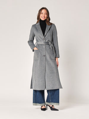 Cappotto con spacchi laterali