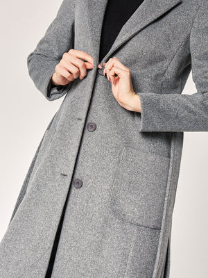 Cappotto con spacchi laterali