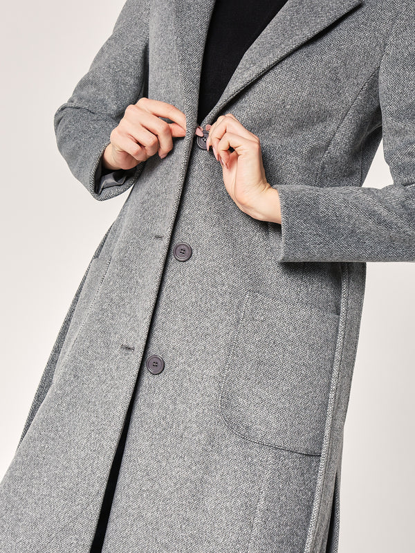 Cappotto con spacchi laterali
