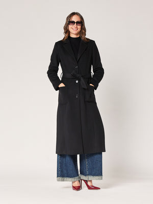 Cappotto con spacchi laterali