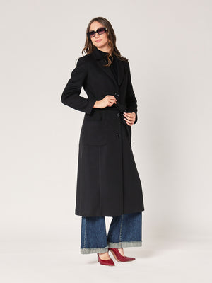 Cappotto con spacchi laterali