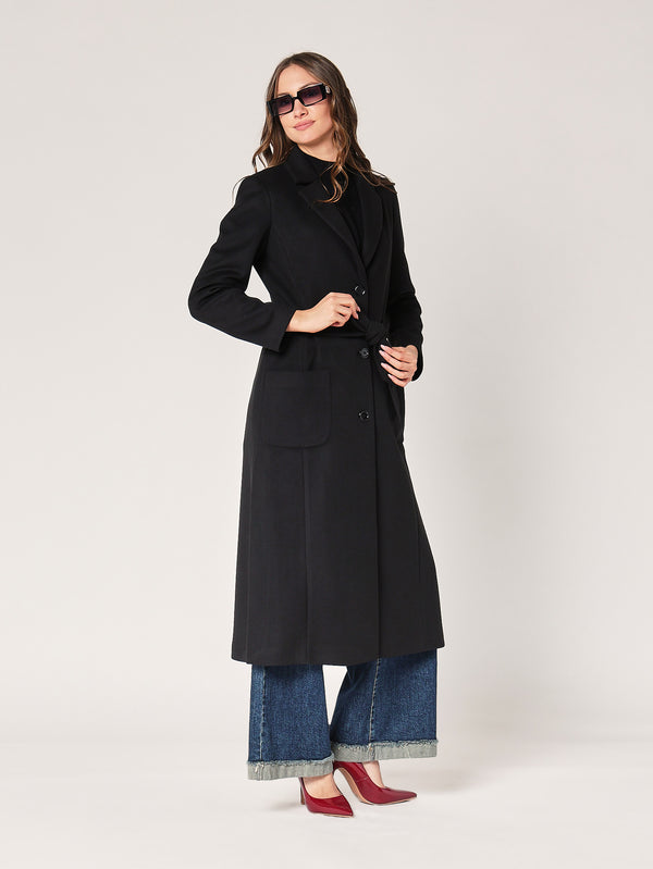 Cappotto con spacchi laterali