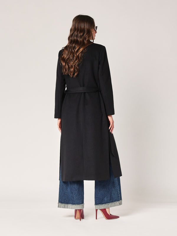 Cappotto con spacchi laterali