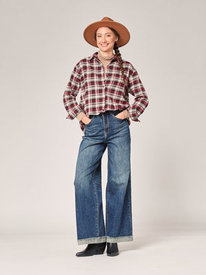 kariertes Flanellhemd