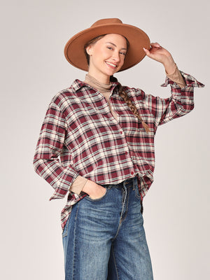 kariertes Flanellhemd