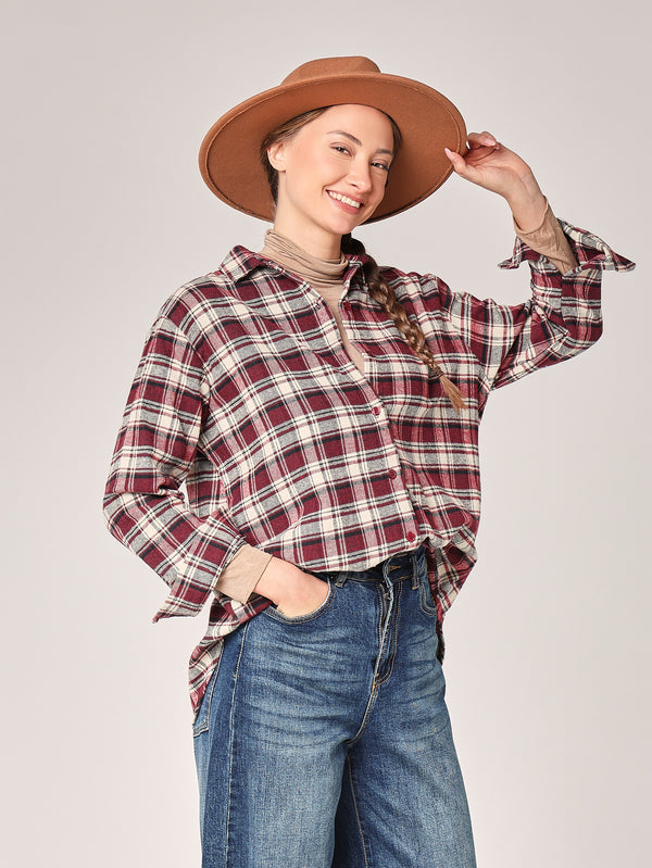 kariertes Flanellhemd