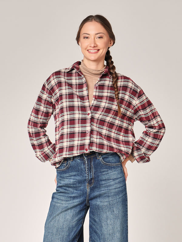 Camicia in flanella a quadretti