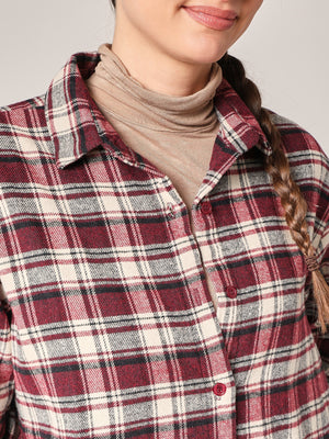 kariertes Flanellhemd