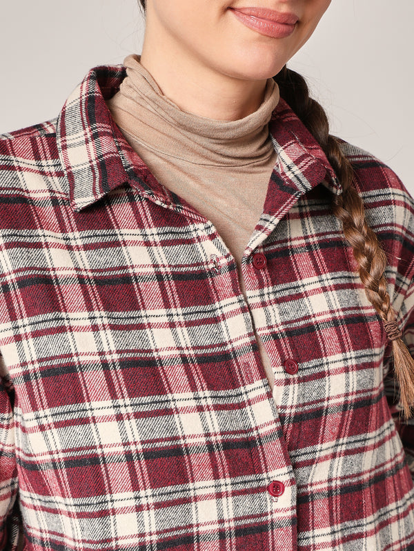 kariertes Flanellhemd