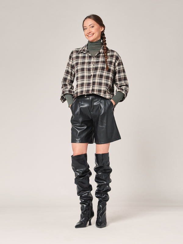 Camicia in flanella a quadretti