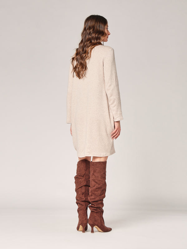 Strickkleid mit Pasmina