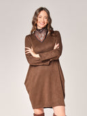 Strickkleid mit Pasmina