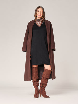 Strickkleid mit Pasmina