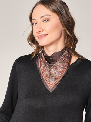 Strickkleid mit Pasmina