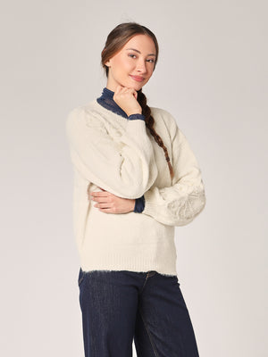 Pullover mit Blumenmuster