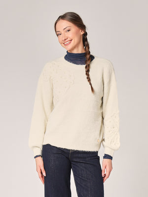 Pullover mit Blumenmuster