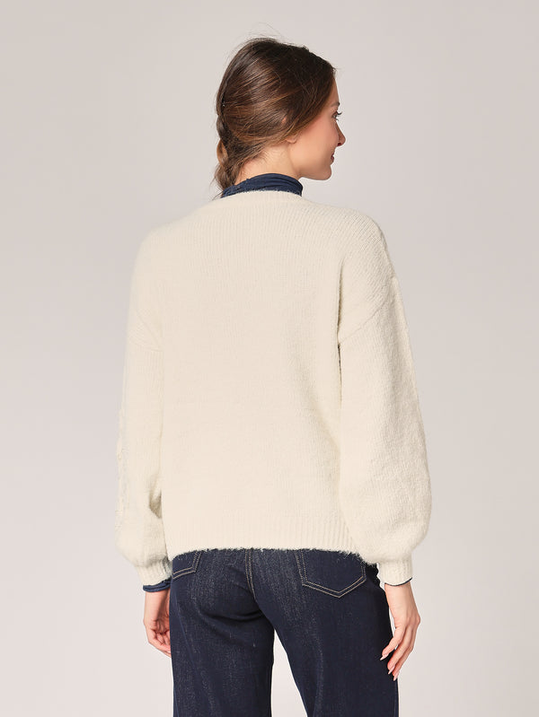 Pullover mit Blumenmuster