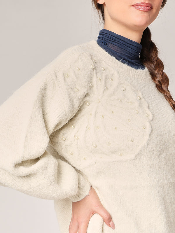 Pullover mit Blumenmuster