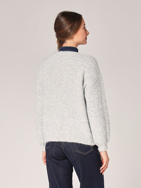 Pullover mit Blumenmuster