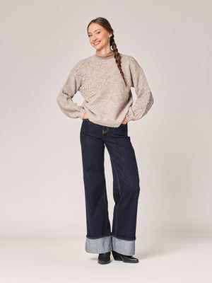 Pullover mit Blumenmuster