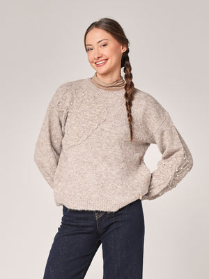 Pullover mit Blumenmuster