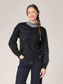 Pullover mit Blumenmuster 