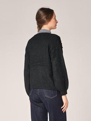 Pullover mit Blumenmuster 