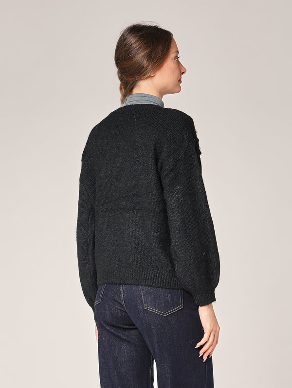 Pullover mit Blumenmuster 