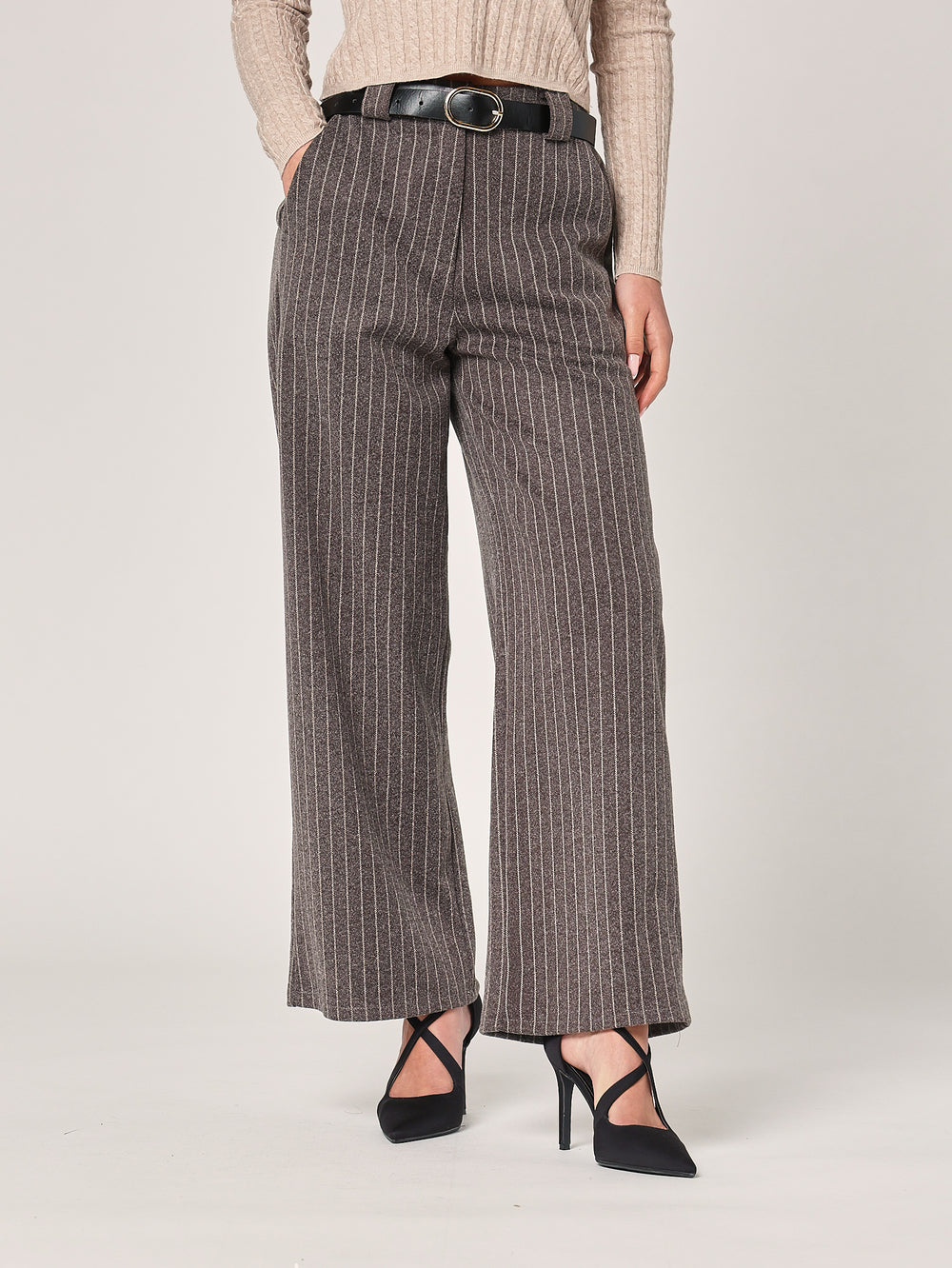 Pantalone palazzo a righe