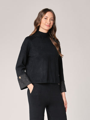 Komplett mit Lurex am Handgelenk