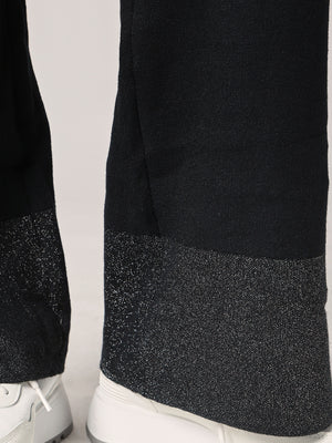 Komplett mit Lurex am Handgelenk