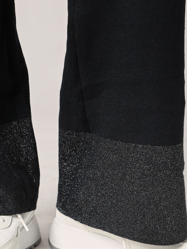 Komplett mit Lurex am Handgelenk