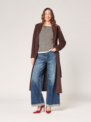 Gestreifter Pullover