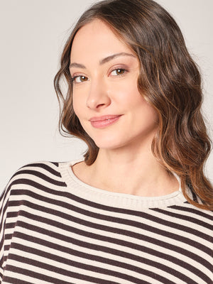 Gestreifter Pullover