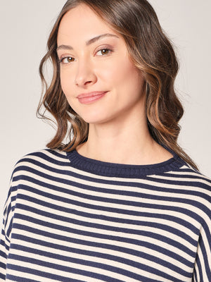 Gestreifter Pullover