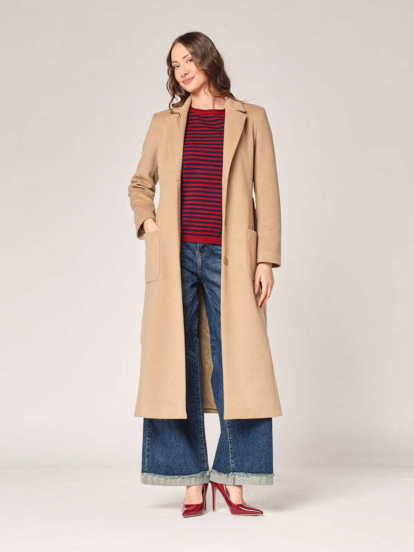 Gestreifter Pullover