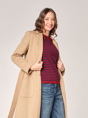 Gestreifter Pullover