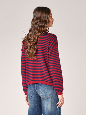 Gestreifter Pullover