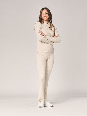 Komplett mit Zöpfen