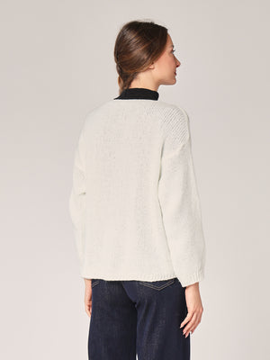 Pullover mit V-Ausschnitt