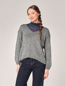 Pullover mit V-Ausschnitt