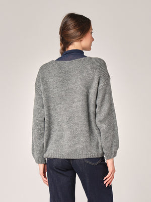 Pullover mit V-Ausschnitt