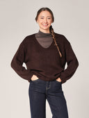 Pullover mit V-Ausschnitt