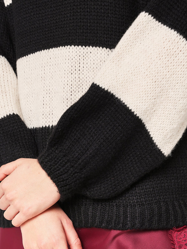 Gestreifter Pullover