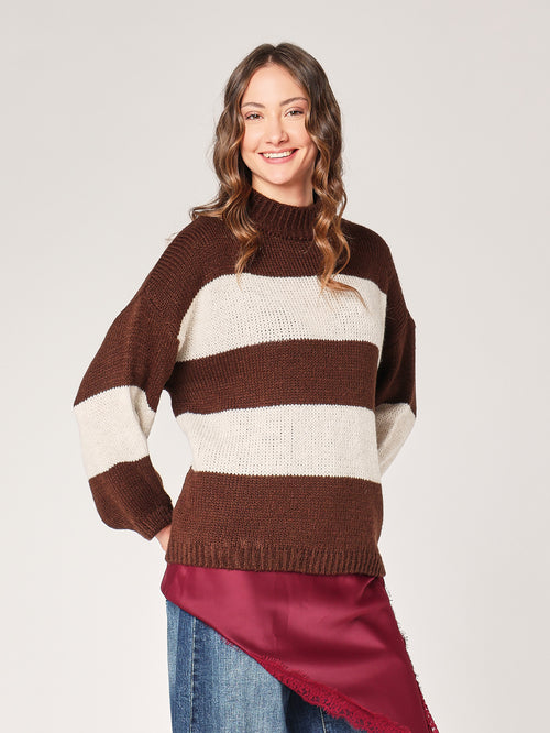 Gestreifter Pullover 