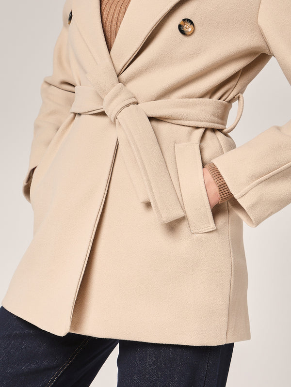 Mantel mit Gürtel