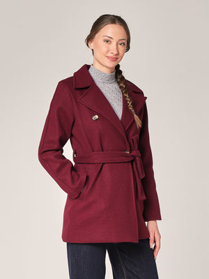 Mantel mit Gürtel
