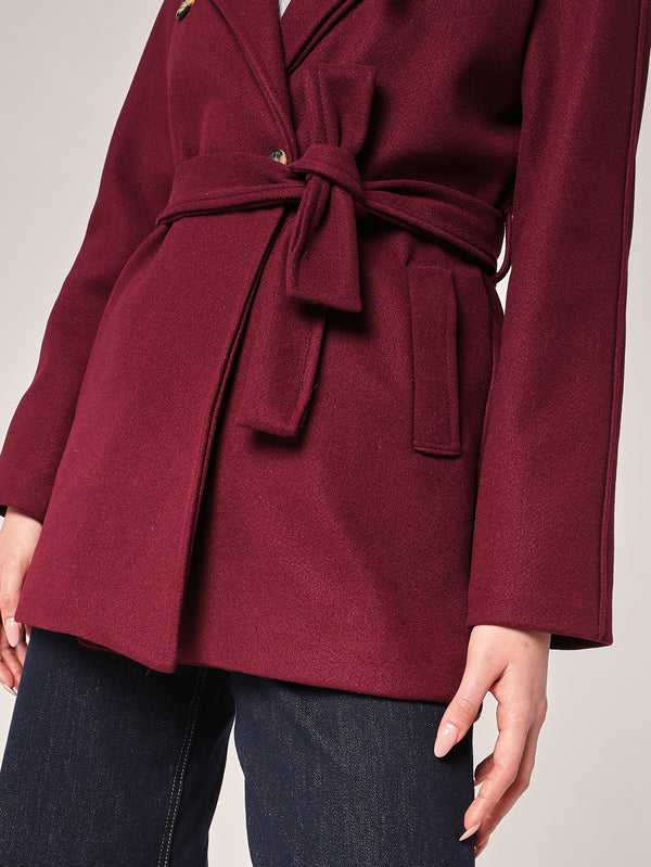 Mantel mit Gürtel