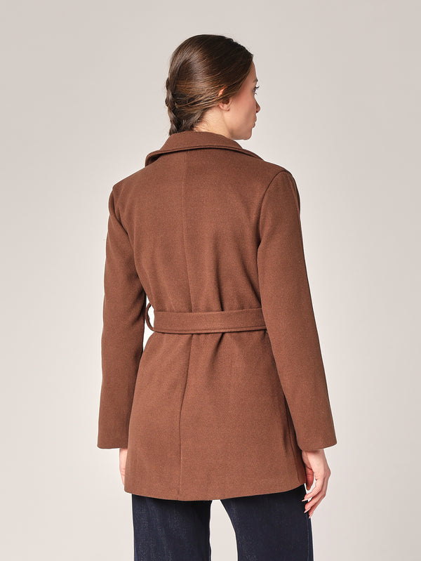 Mantel mit Gürtel